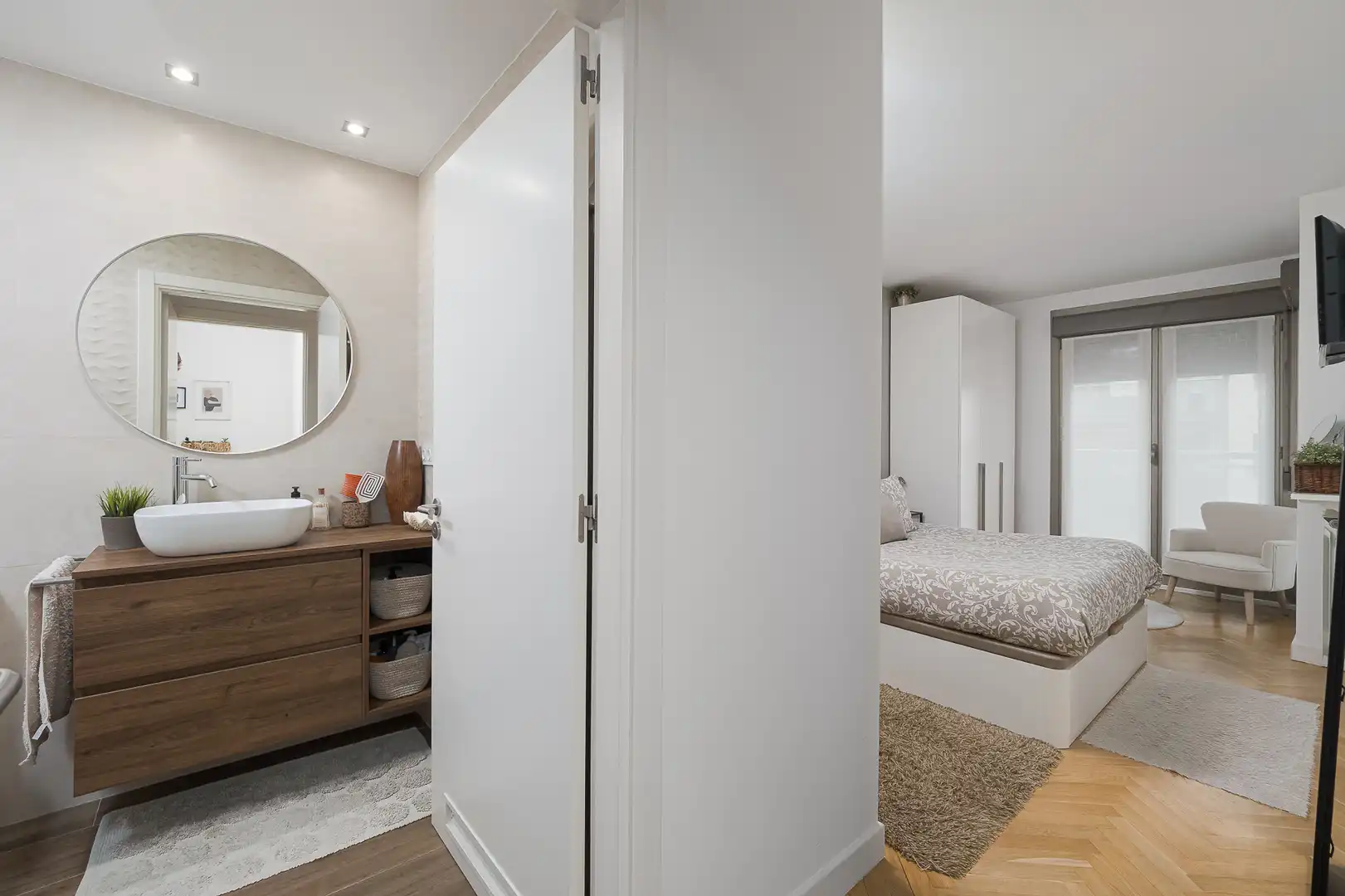Schlafzimmer von Wohnung zum Verkauf in Donostia - San Sebastián  mit Heizung, Terrasse und Ofen