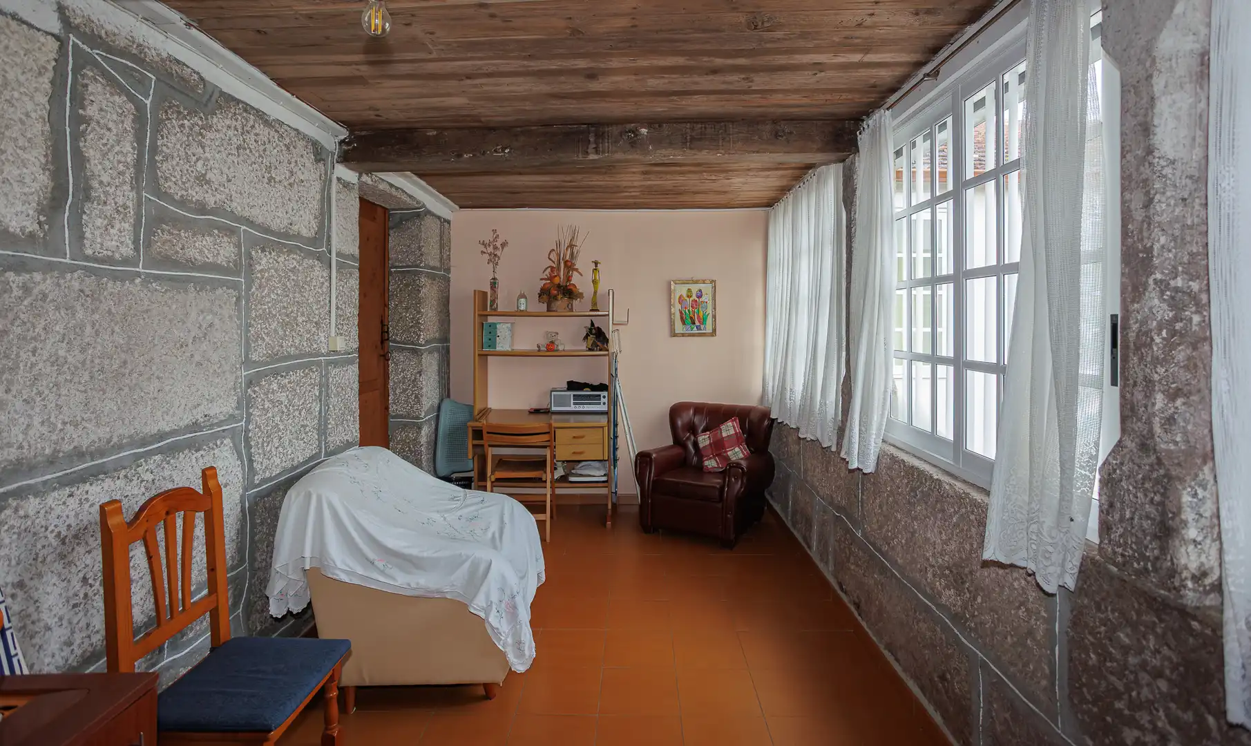 Sala d'estar de Finca rústica en venda en Carballeda de Avia amb Moblat