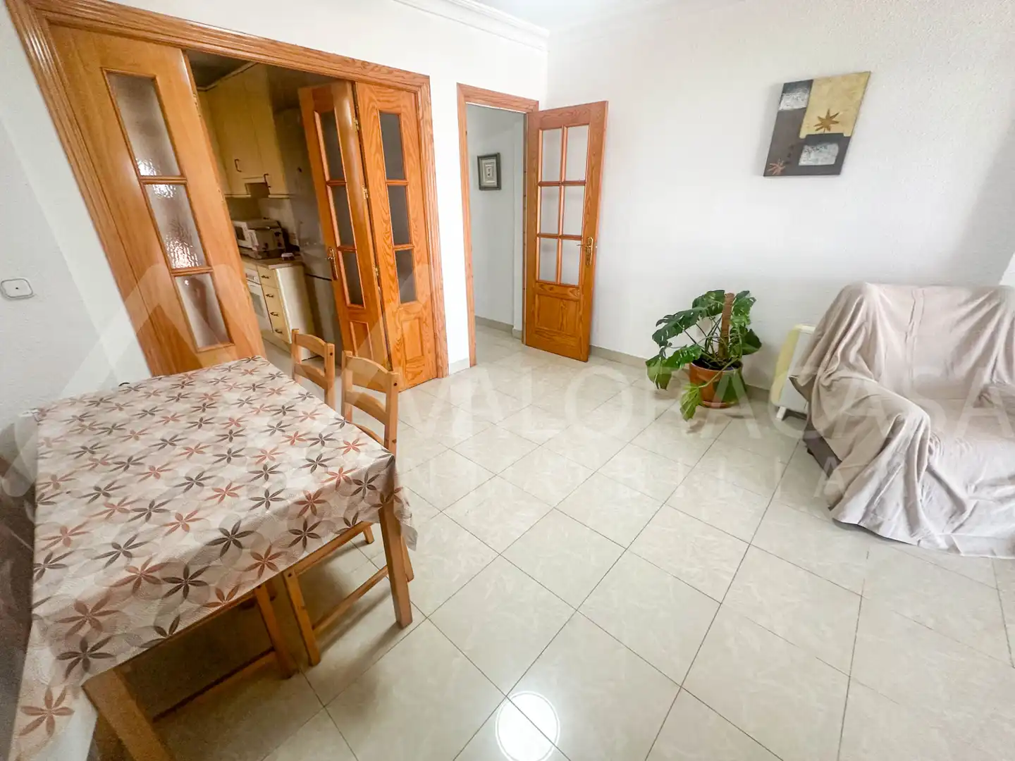 Living room of Flat for rent in Málaga  with Air Conditioner, Furnished and Microwave