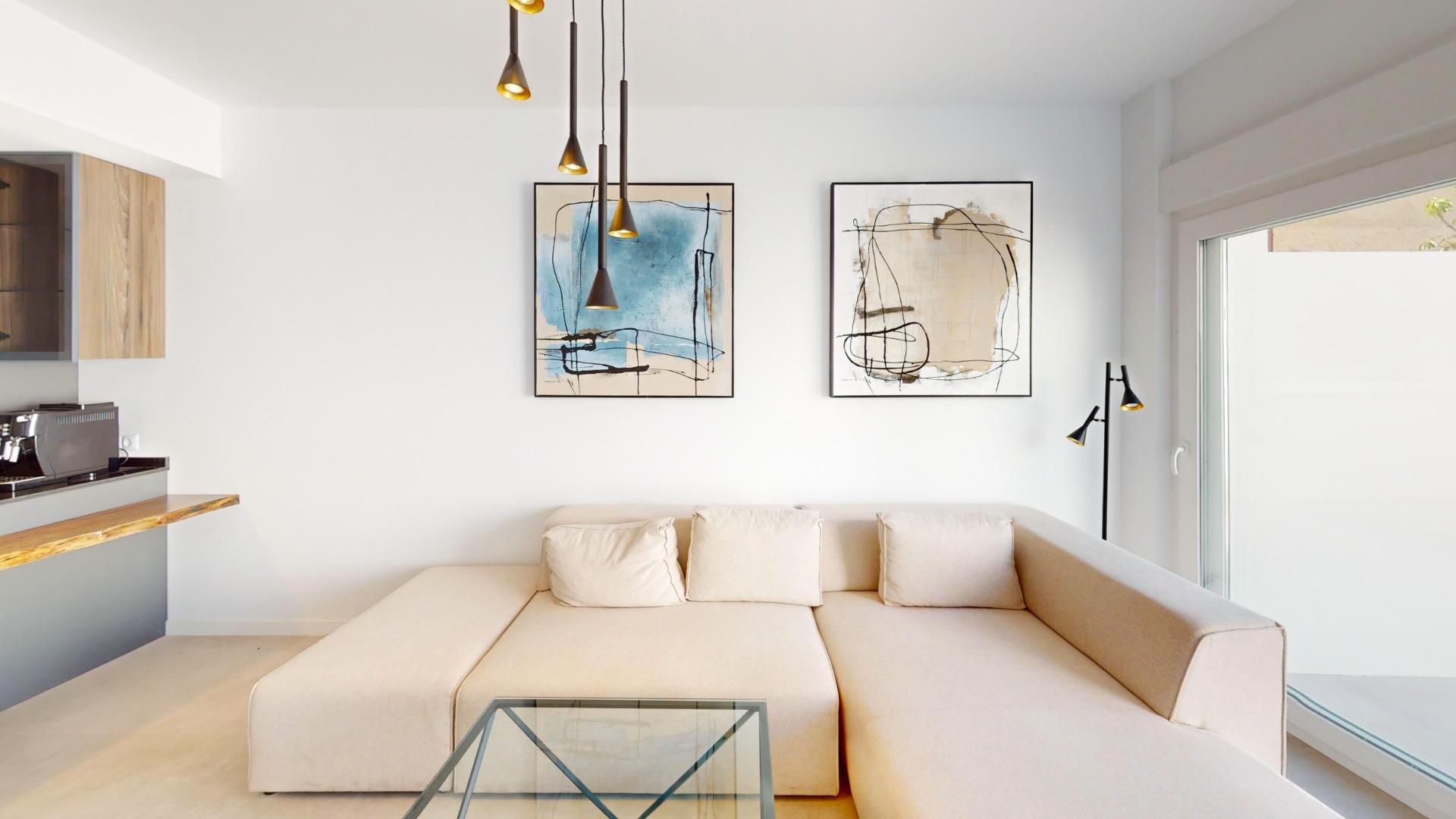 Sala d'estar de Planta baixa en venda en Pilar de la Horadada amb Jardí privat i Terrassa