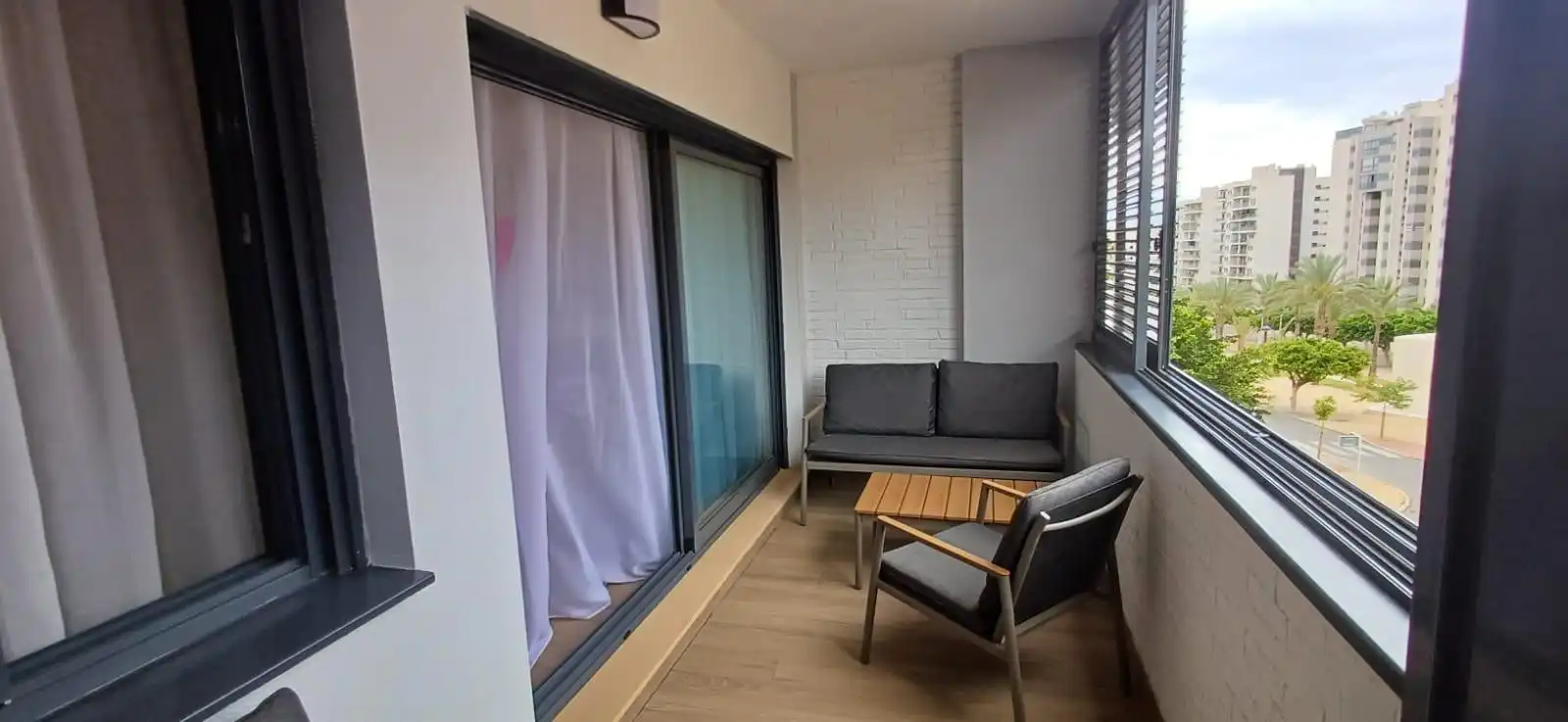 Balcony of Apartments for sale in Villajoyosa / La Vila Joiosa  with Air Conditioner, Private garden and Terrace