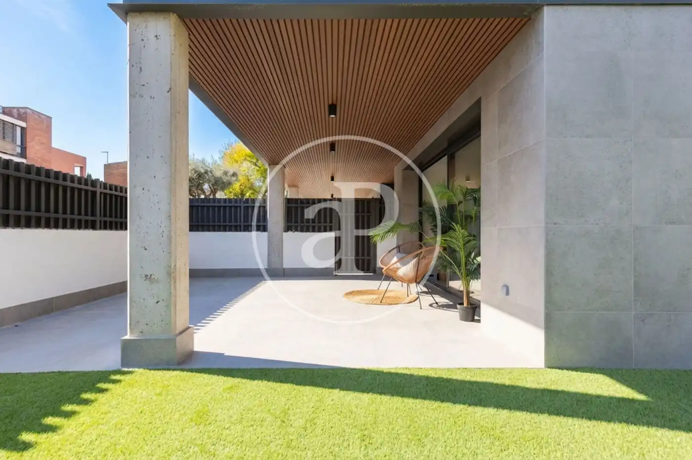 Terrace of Flat for sale in Sant Cugat del Vallès  with Air Conditioner, Heating and Private garden