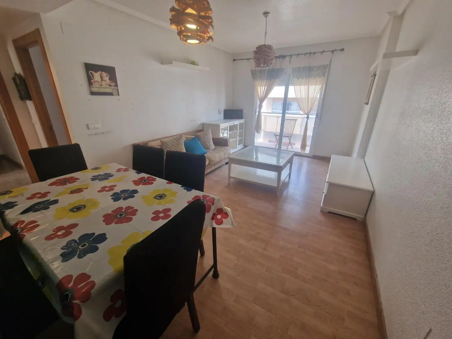 Wohnzimmer von Wohnung zum Verkauf in Águilas mit Klimaanlage und Balkon