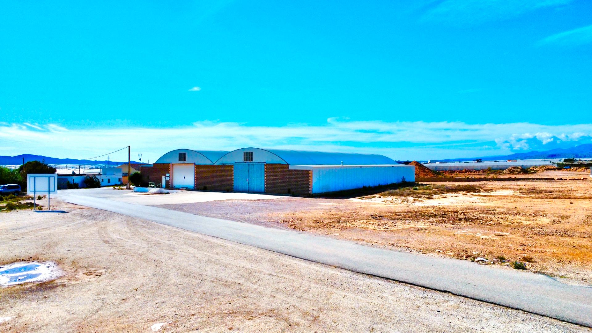 Exterior view of Industrial buildings for sale in Níjar  with Alarm