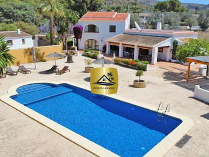 Exterior view of House or chalet for sale in Jávea / Xàbia  with Air Conditioner, Terrace and Swimming Pool