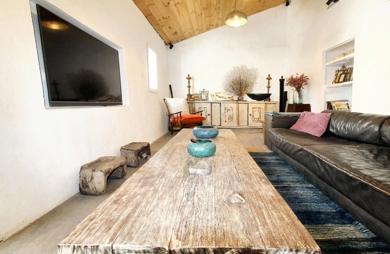 Sala d'estar de Finca rústica en venda en Almogía amb Calefacció, Jardí privat i Terrassa