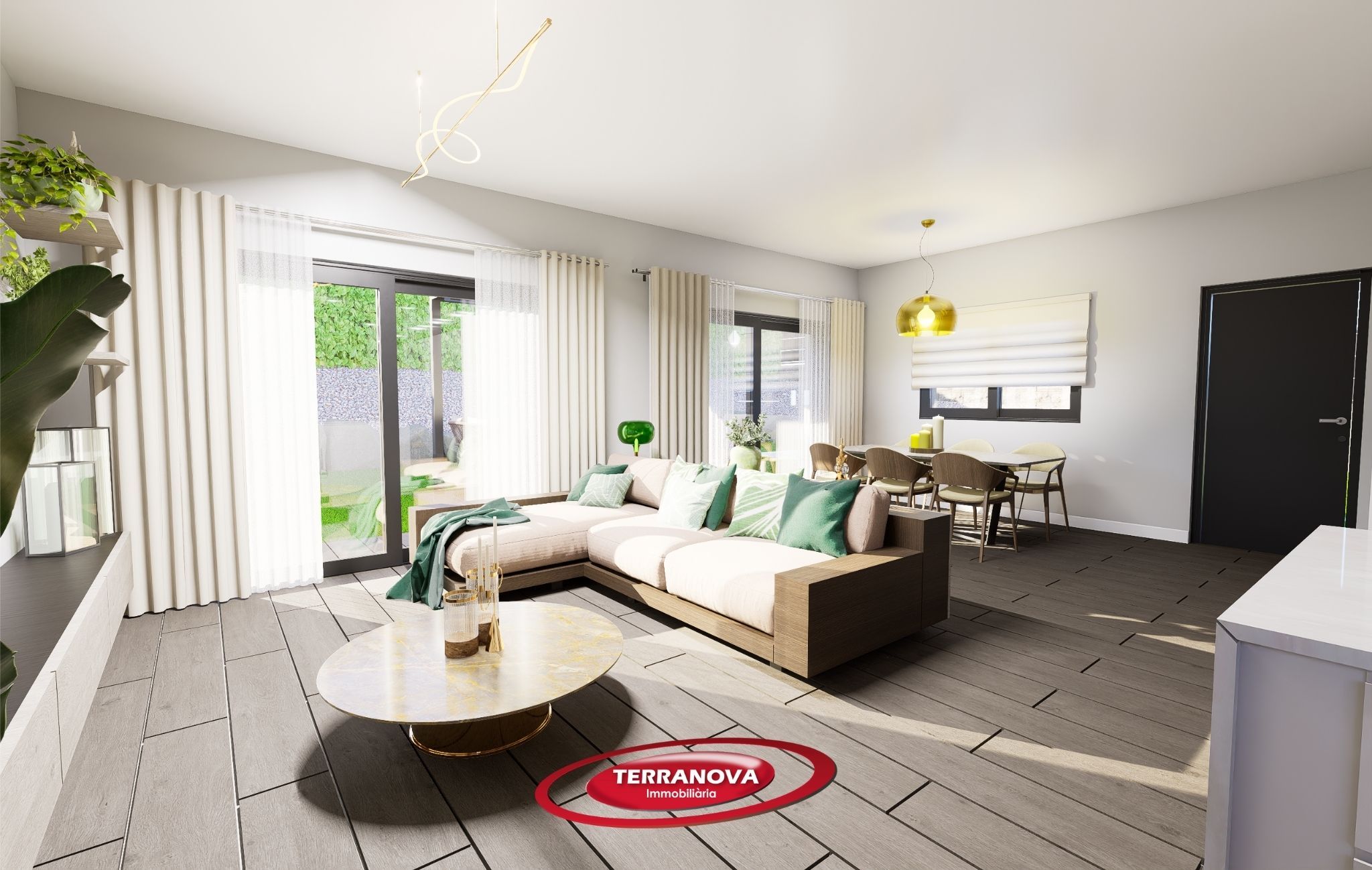 Wohnzimmer von Haus oder Chalet zum verkauf in L'Ametlla del Vallès mit Klimaanlage, Heizung und Privatgarten