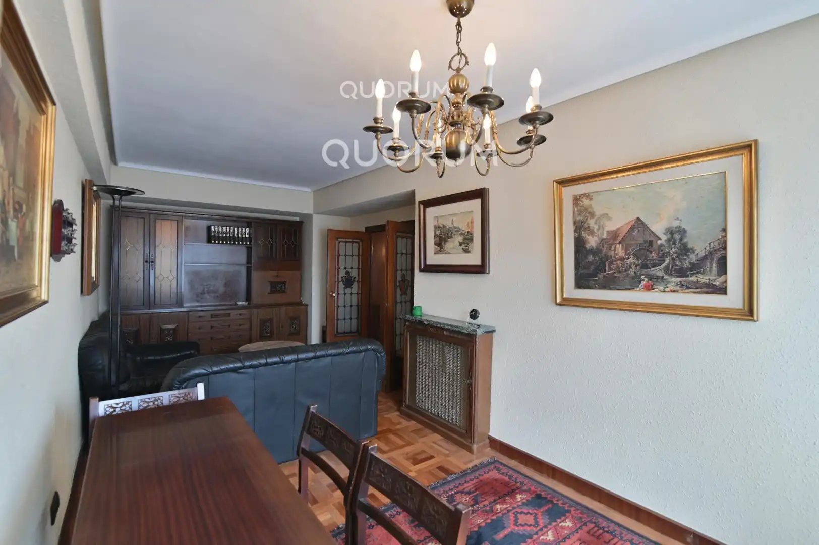 Dining room of Flat for sale in Bilbao   with Heating and Furnished