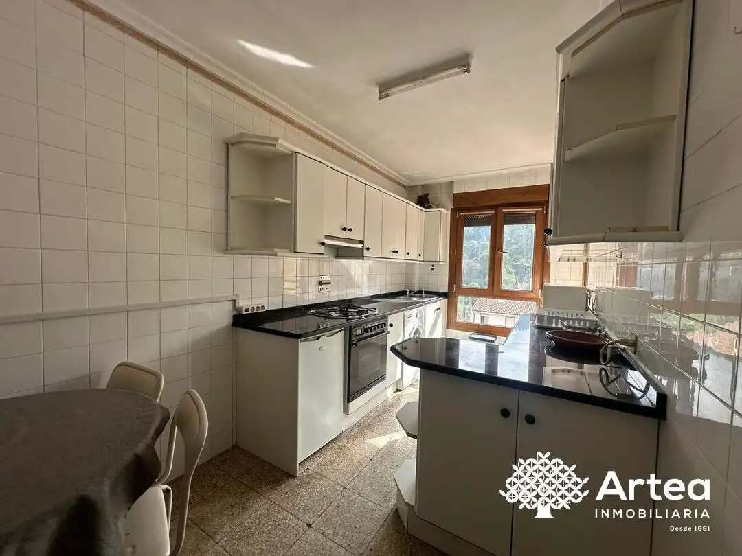 Kitchen of Flat for rent in Ugao- Miraballes  with Heating, Private garden and Terrace