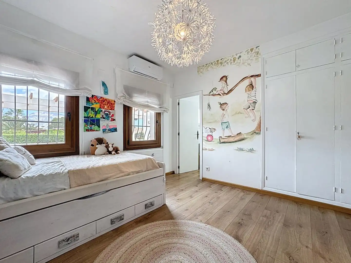 Bedroom of Houses for sale in L'Alfàs del Pi  with Air Conditioner, Heating and Private garden