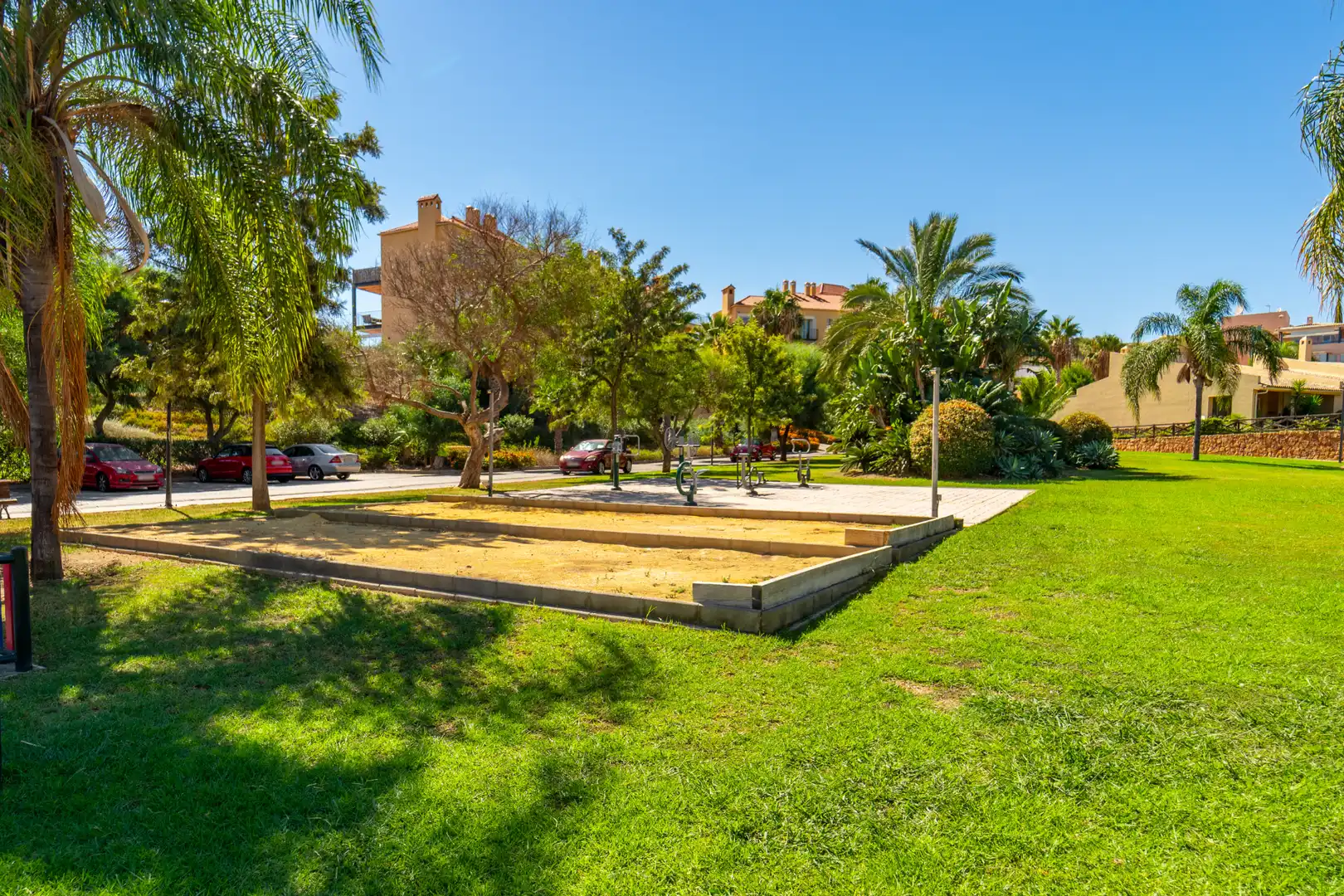 Garden of Flat for rent in Alhaurín de la Torre  with Air Conditioner, Heating and Private garden