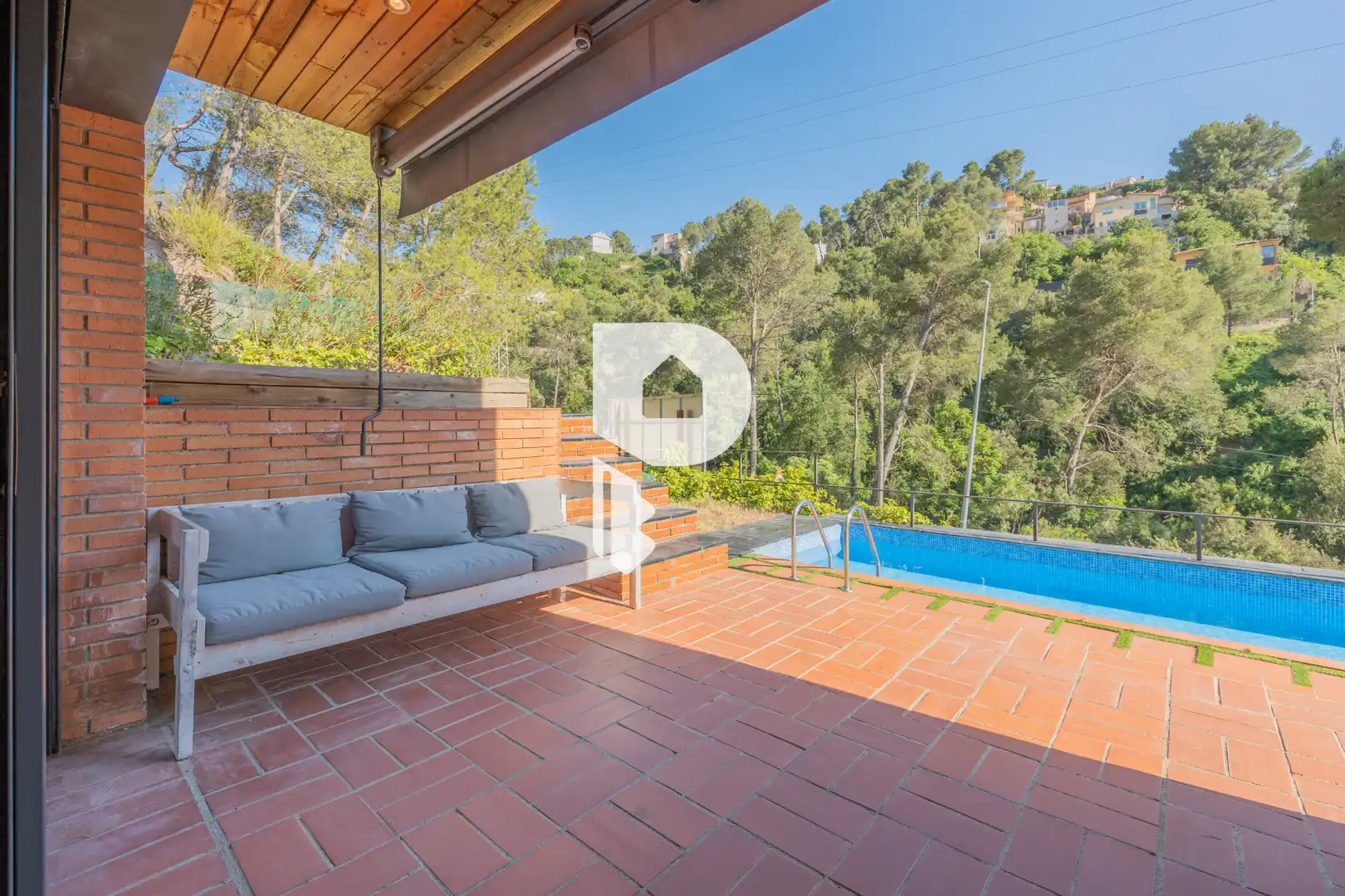 Terraza de Casa o chalet en venta en Vallirana con Aire acondicionado, Calefacción y Jardín privado
