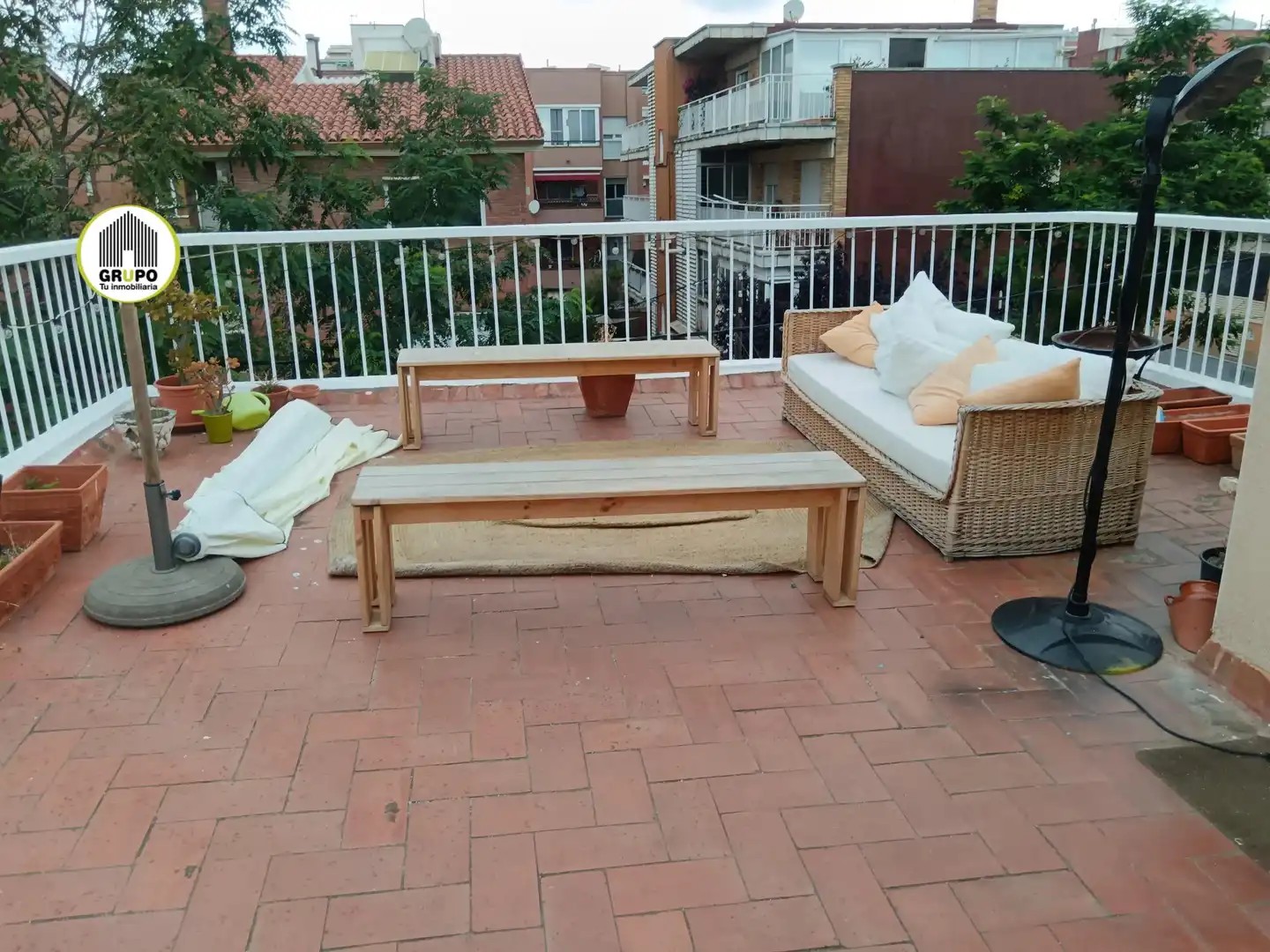 Terrace of Attic for rent in Esplugues de Llobregat  with Air Conditioner, Heating and Terrace