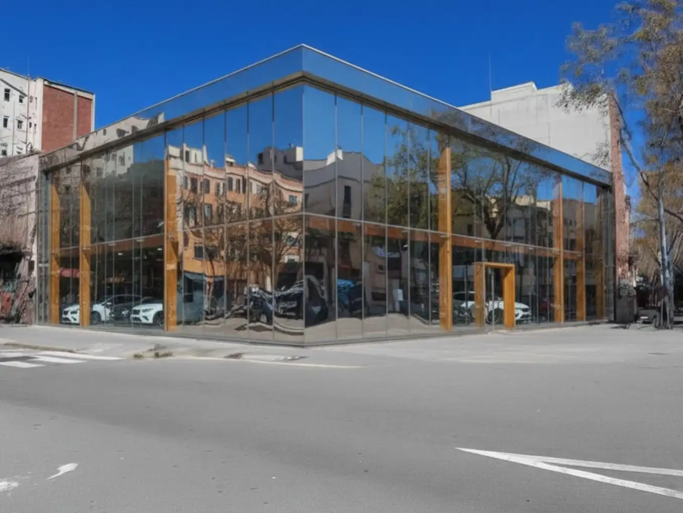 Vista exterior de Terreno industrial en venta en Barcelona