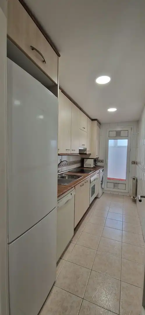 Kitchen of Flat for rent in Madrid  with Air Conditioner and Heating