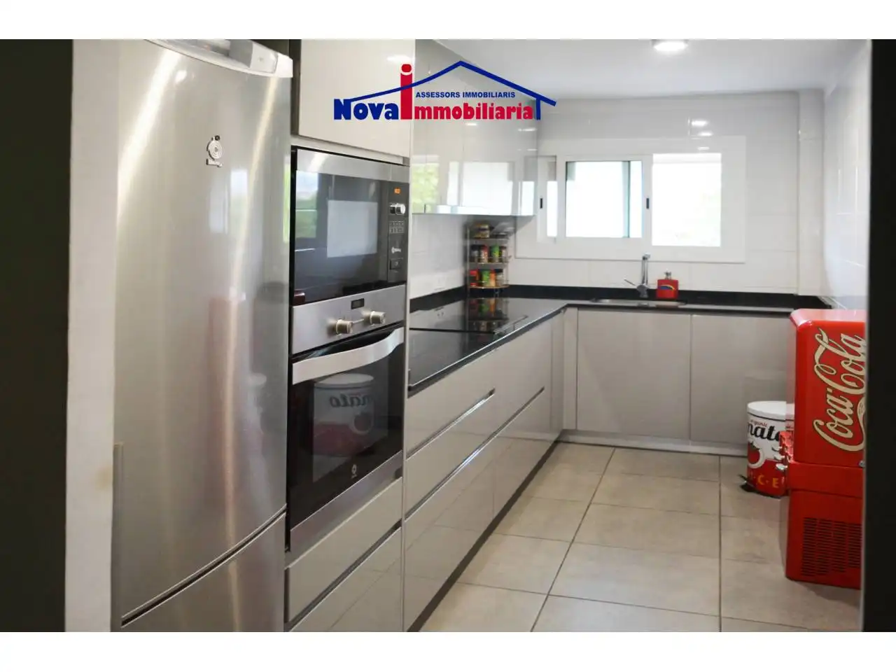 Kitchen of Flat for sale in Viladecans  with Parquet flooring, Furnished and Balcony