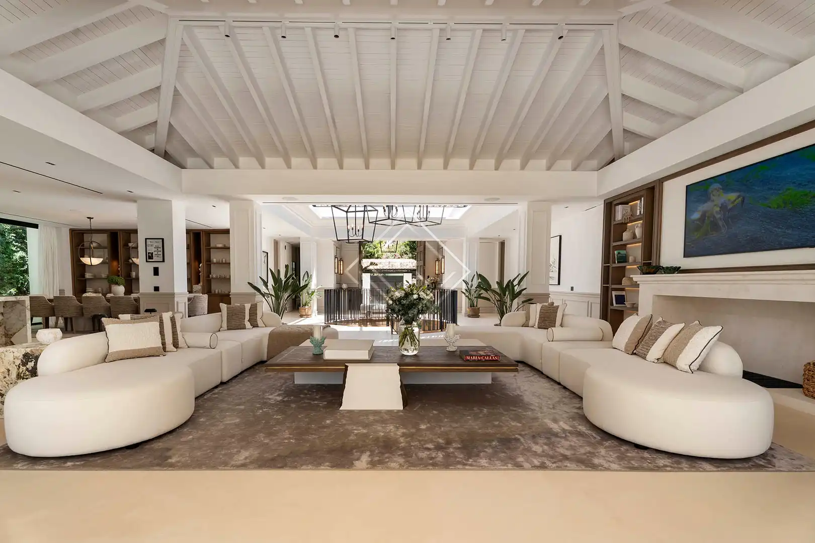 Sala de estar de Casa o chalet en venta en Marbella con Aire acondicionado, Jardín privado y Terraza