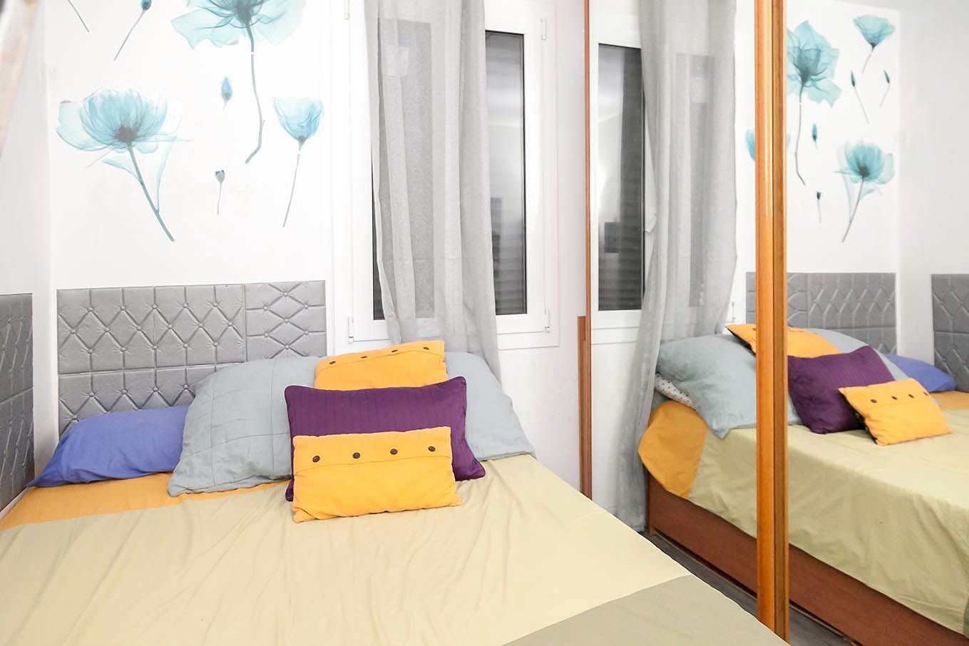 Bedroom of Flat for sale in  Barcelona Capital  with Air Conditioner