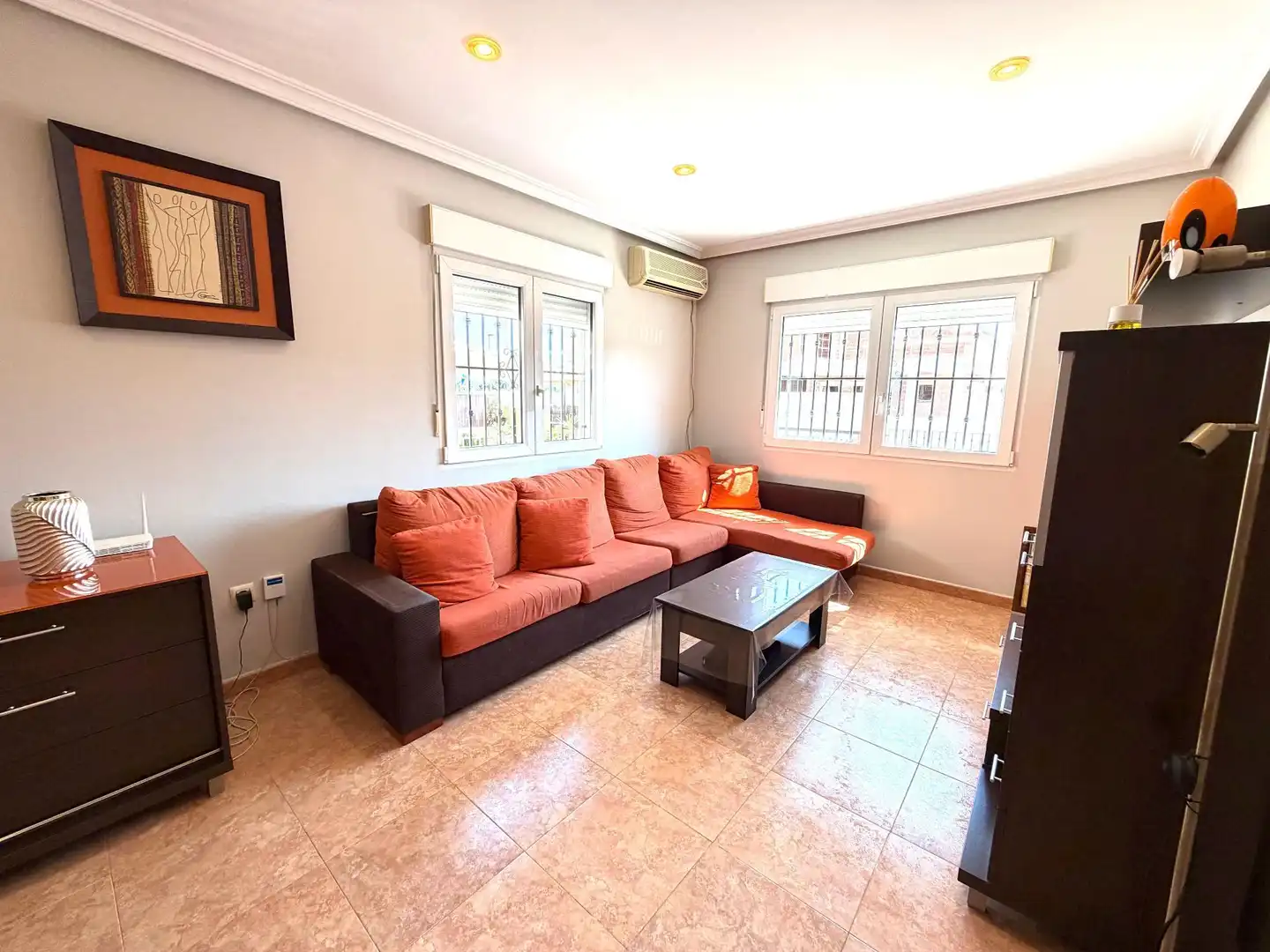 Living room of Duplexes for sale in San Javier  with Air Conditioner, Private garden and Storage room