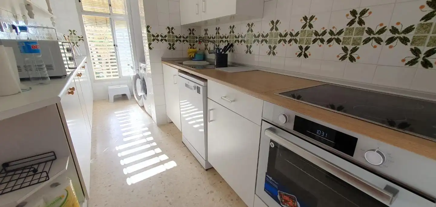 Cocina de Piso de alquiler en Sanlúcar de Barrameda con Terraza y Balcón