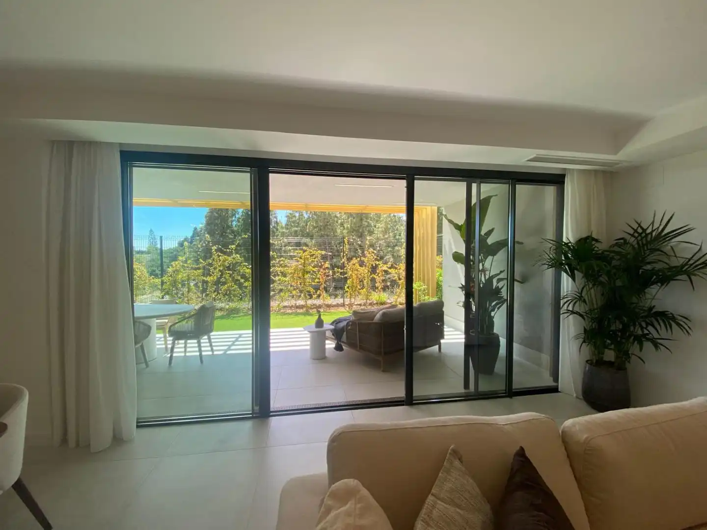 Terrassa de Casa o xalet en venda en Mijas amb Aire condicionat, Calefacció i Jardí privat