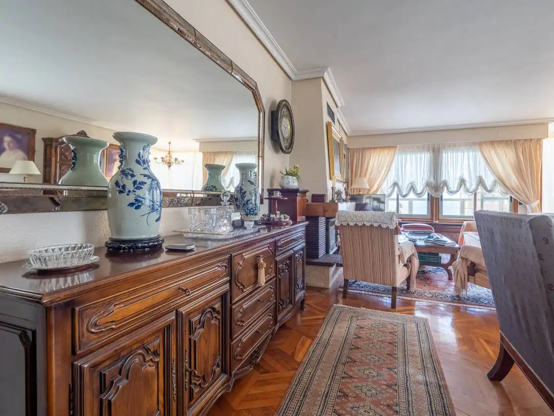 Esszimmer von Wohnung zum Verkauf in Zarautz mit Heizung, Privatgarten und Terrasse
