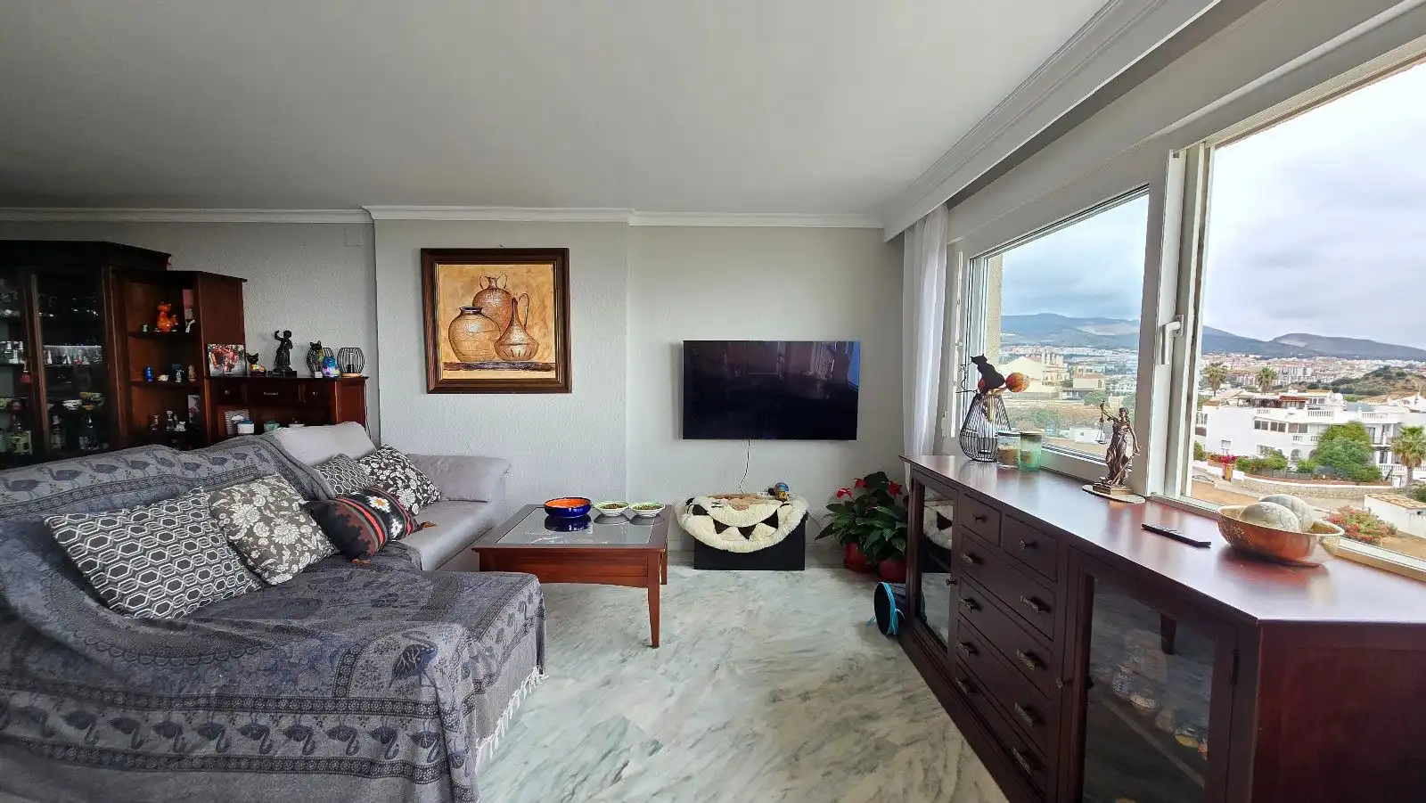Living room of Flat for sale in Benalmádena  with Air Conditioner, Heating and Swimming Pool