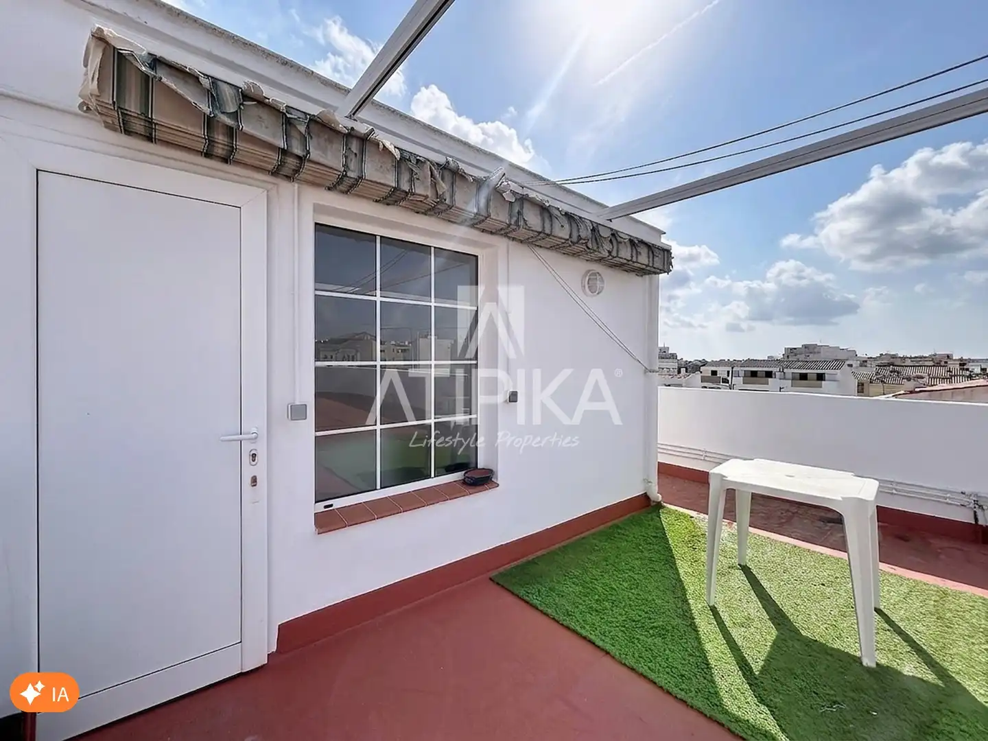 Terrace of Flat for sale in Maó - Mahón  with Air Conditioner, Terrace and Furnished