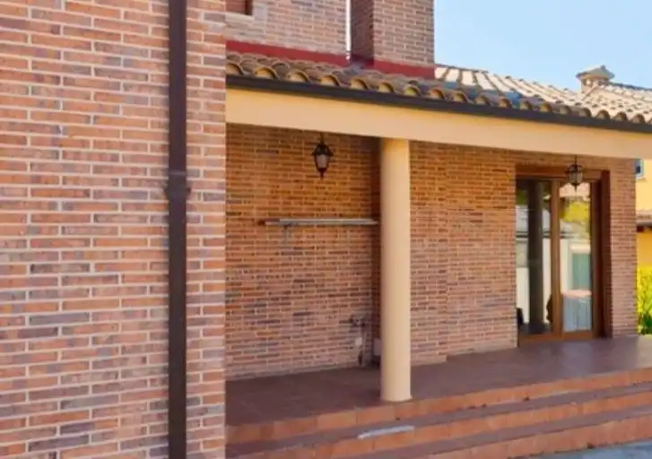 Vista exterior de Casa o chalet en venta en Villalobón con Calefacción, Jardín privado y Terraza