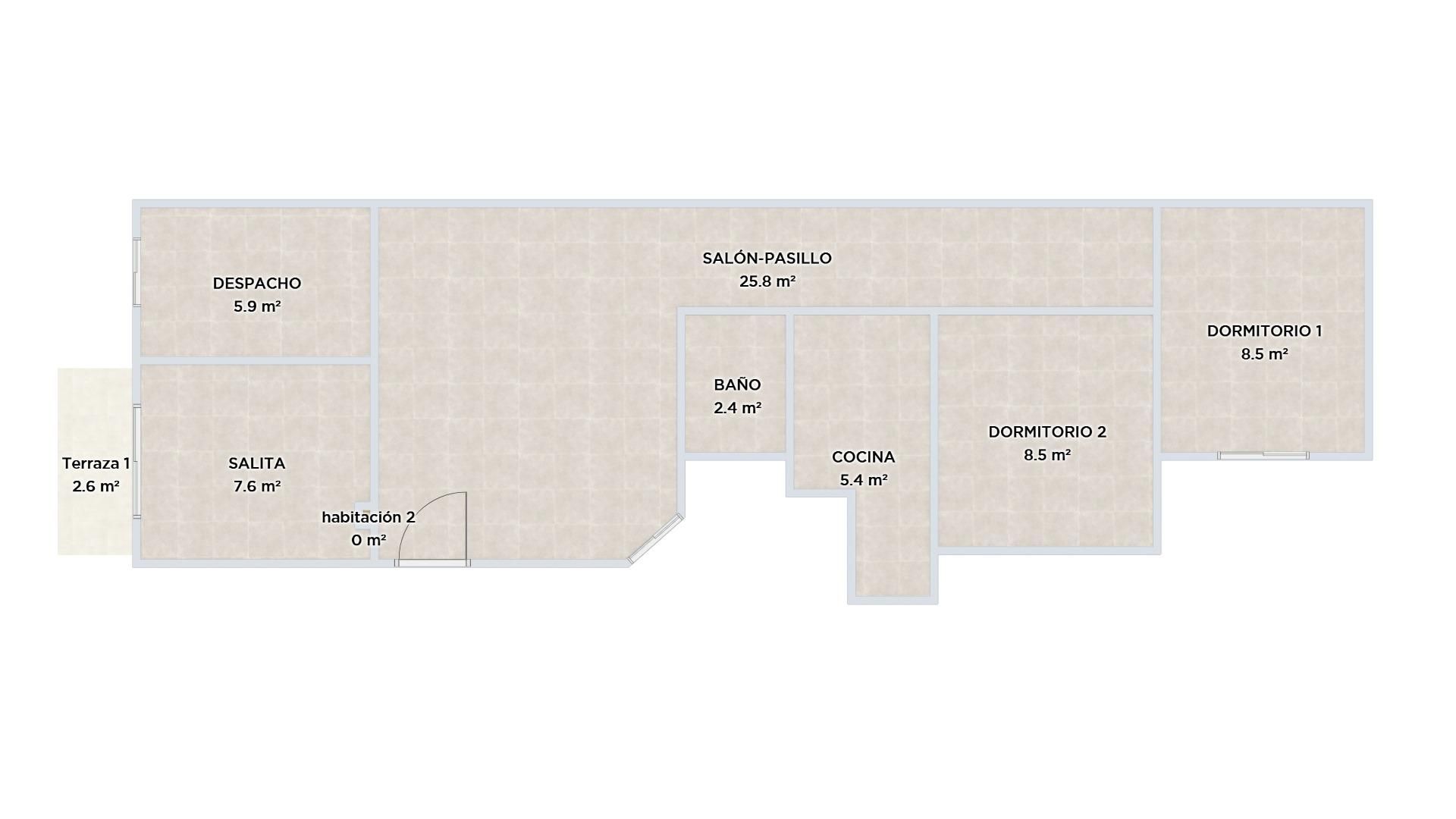 Flat for sale in  Sevilla Capital  with Air Conditioner
