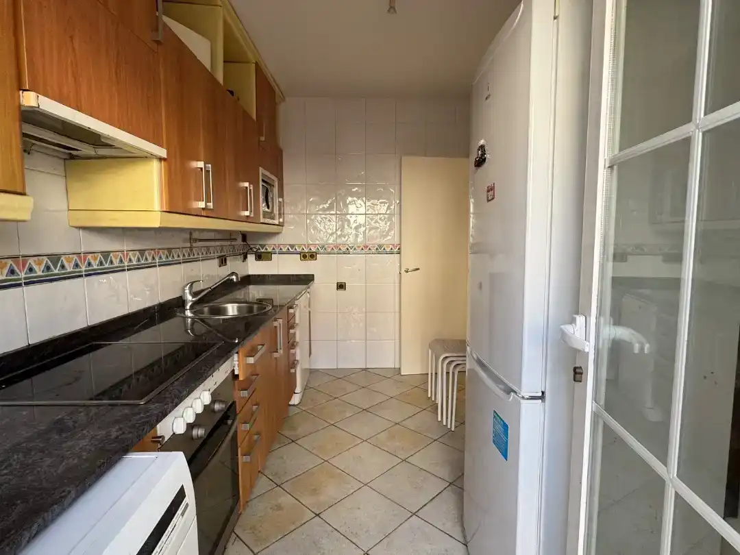 Cuina de Casa adosada de lloguer en Cunit amb Aire condicionat, Parquet i Traster