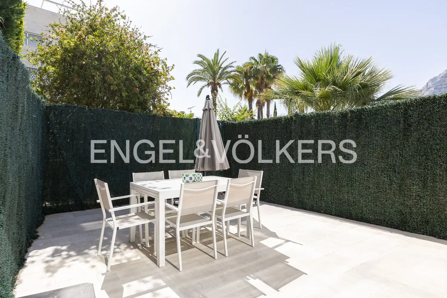Terrace of Houses for rent in Dénia  with Air Conditioner, Heating and Private garden