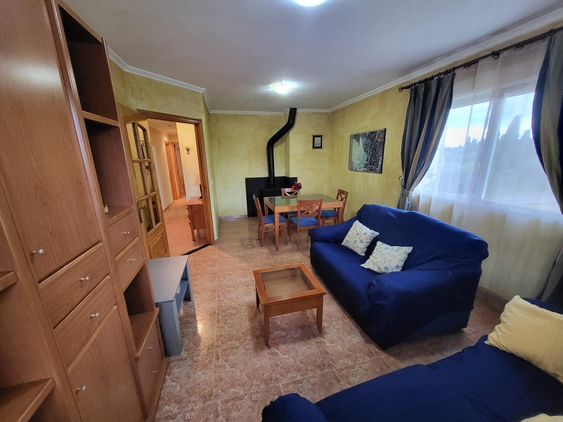 Living room of Flat for sale in Vall d'Alba  with Furnished