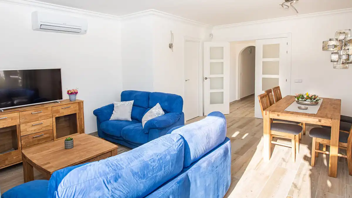 Living room of Houses for sale in Pollença  with Air Conditioner, Private garden and Terrace