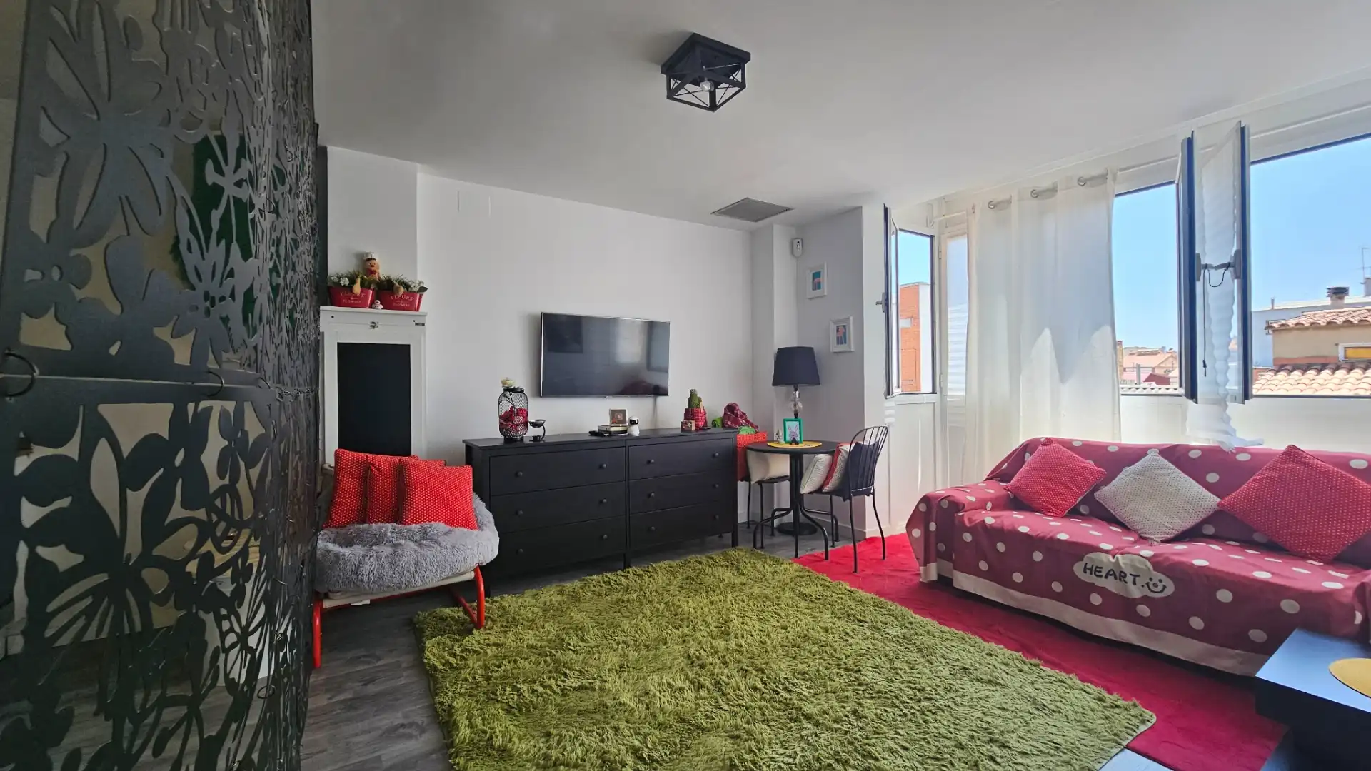 Sala d'estar de Pis en venda en Sabadell amb Aire condicionat, Calefacció i Parquet