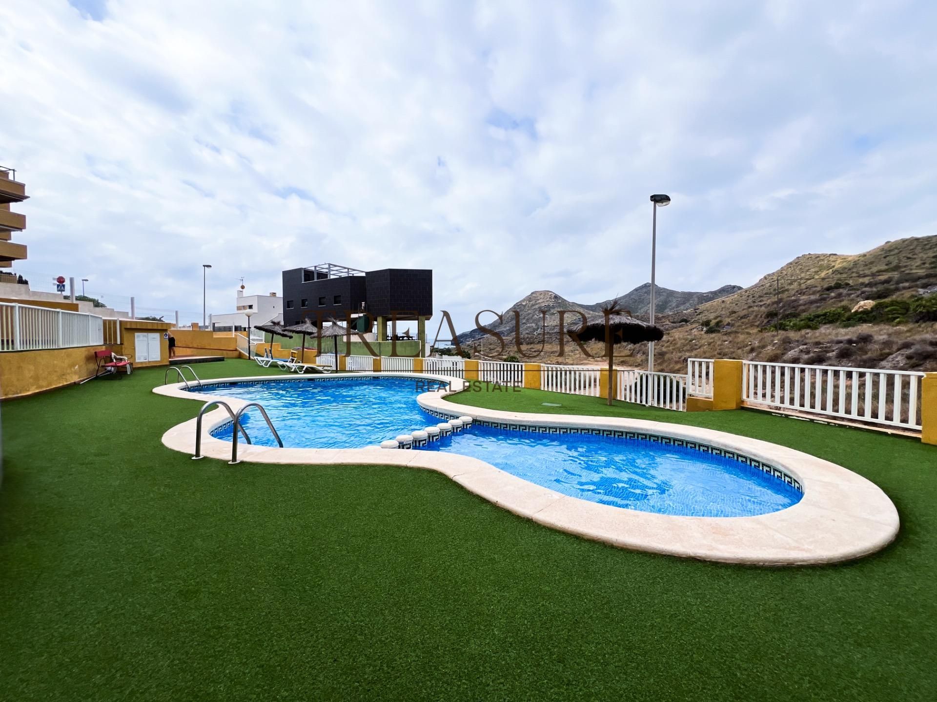 Swimming pool of Apartment for sale in Cartagena  with Private garden, Terrace and Community pool
