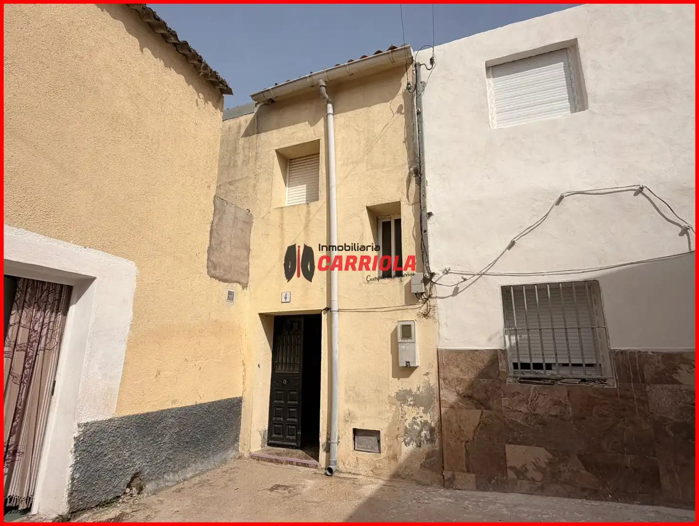 Vista exterior de Casa adosada en venta en Quismondo