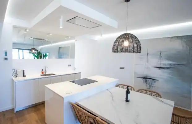 Kitchen of Duplexes for rent in La Alcaidesa  with Air Conditioner, Heating and Private garden
