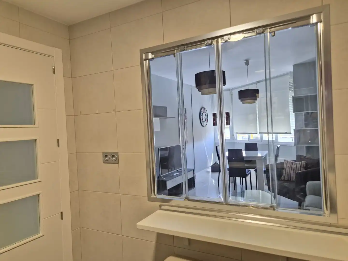 Badezimmer von Wohnungen zur Miete in Badajoz mit Klimaanlage, Heizung und Möbliert