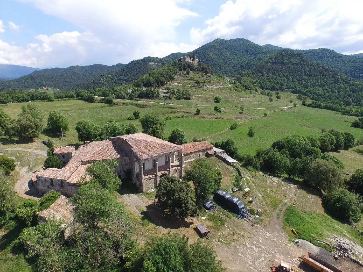 Vista exterior de Finca rústica en venta en Ripoll con Terraza