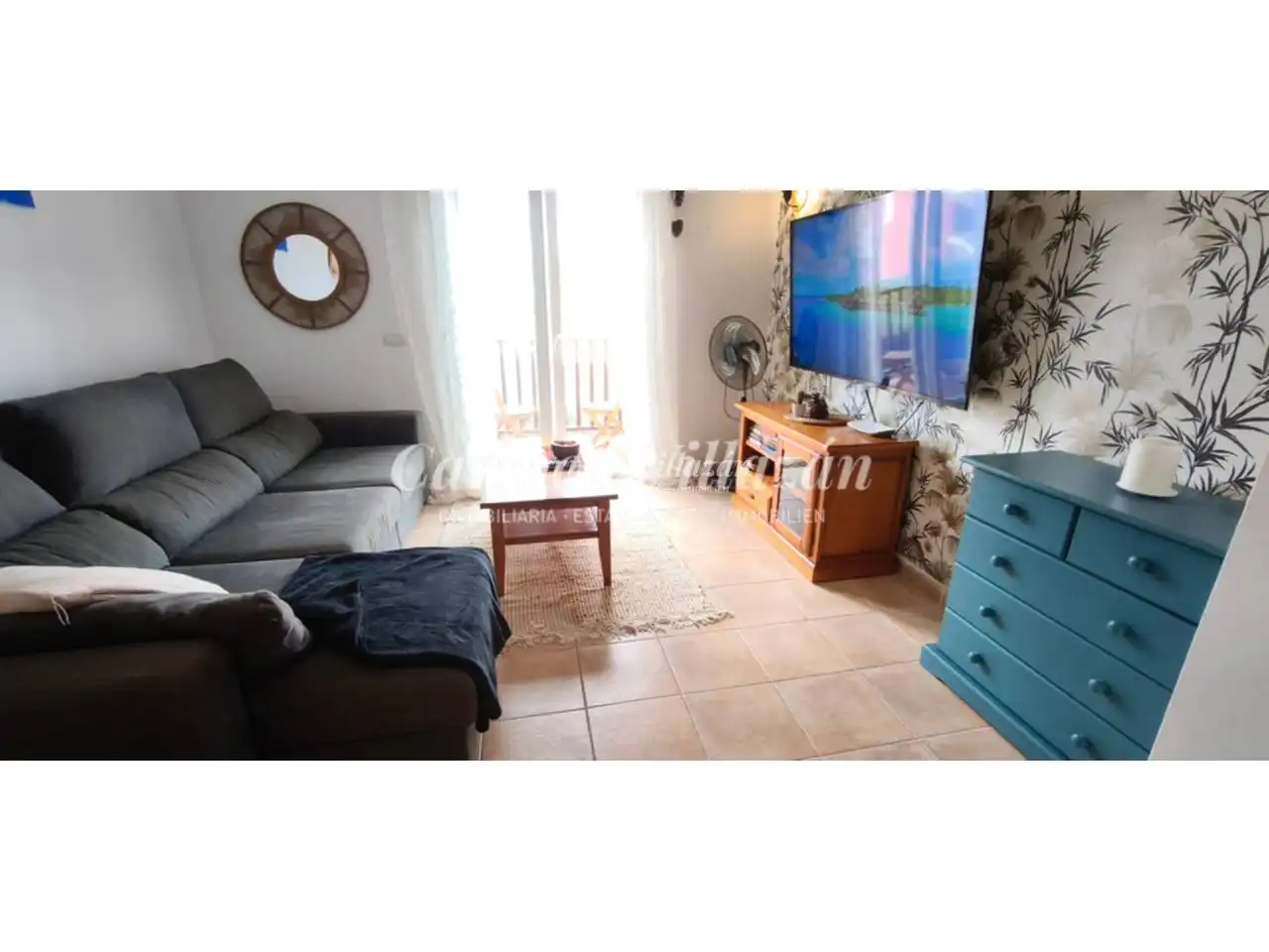 Wohnzimmer von Maisonette zum Verkauf in Antigua mit Möbliert, Balkon und Gemeinschaftspool