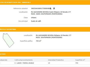 Terrenos y solares en venta en Soutomaior