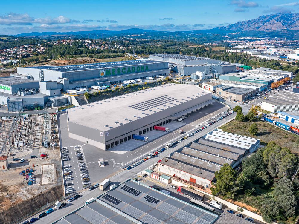 Vista exterior de Nau industrial de lloguer en Abrera