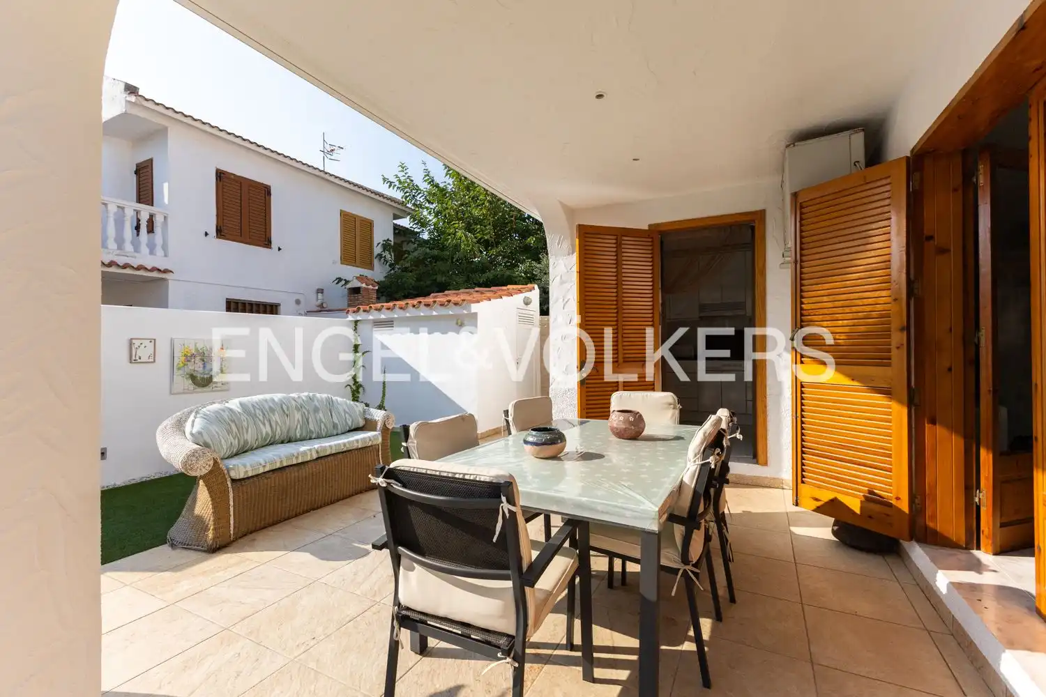 Terrassa de Casa adosada en venda en Oropesa del Mar / Orpesa amb Calefacció, Jardí privat i Terrassa