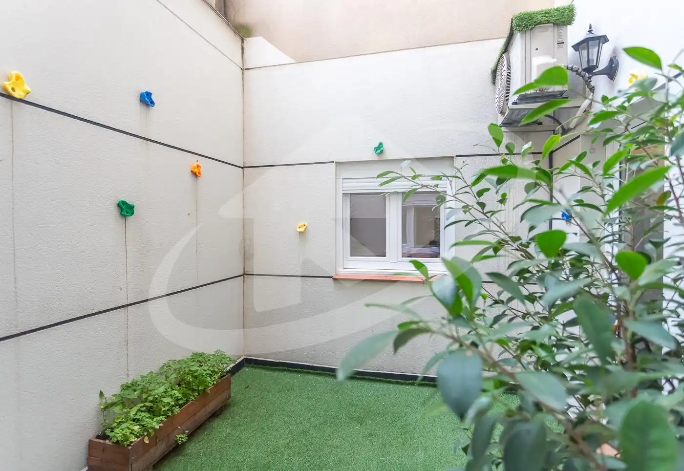 Terrasse von Wohnung zum Verkauf in Sabadell mit Parkett, Terrasse und Abstellraum