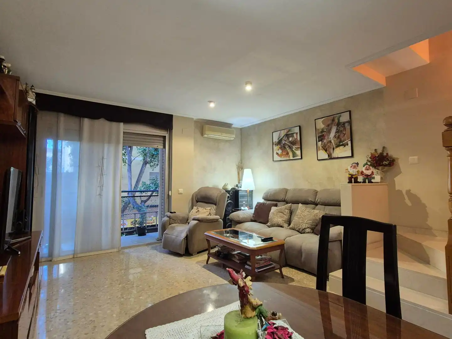 Sala d'estar de Dúplex en venda en Barcelona amb Aire condicionat, Calefacció i Terrassa
