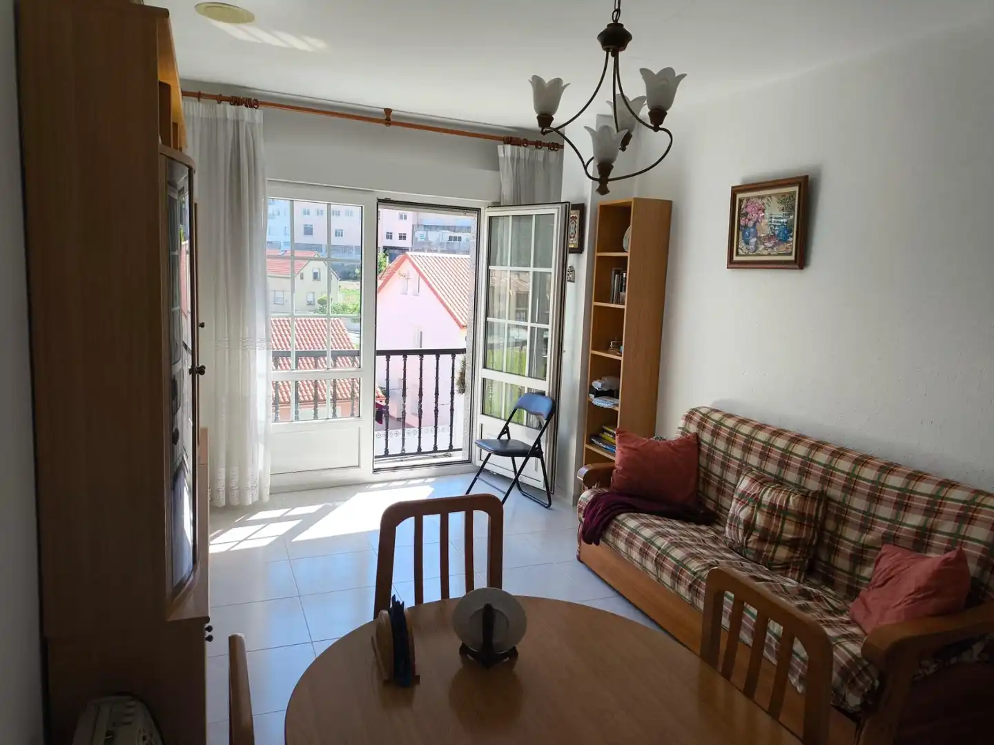 Wohnzimmer von Wohnung zum Verkauf in Laxe mit Heizung, Terrasse und Abstellraum