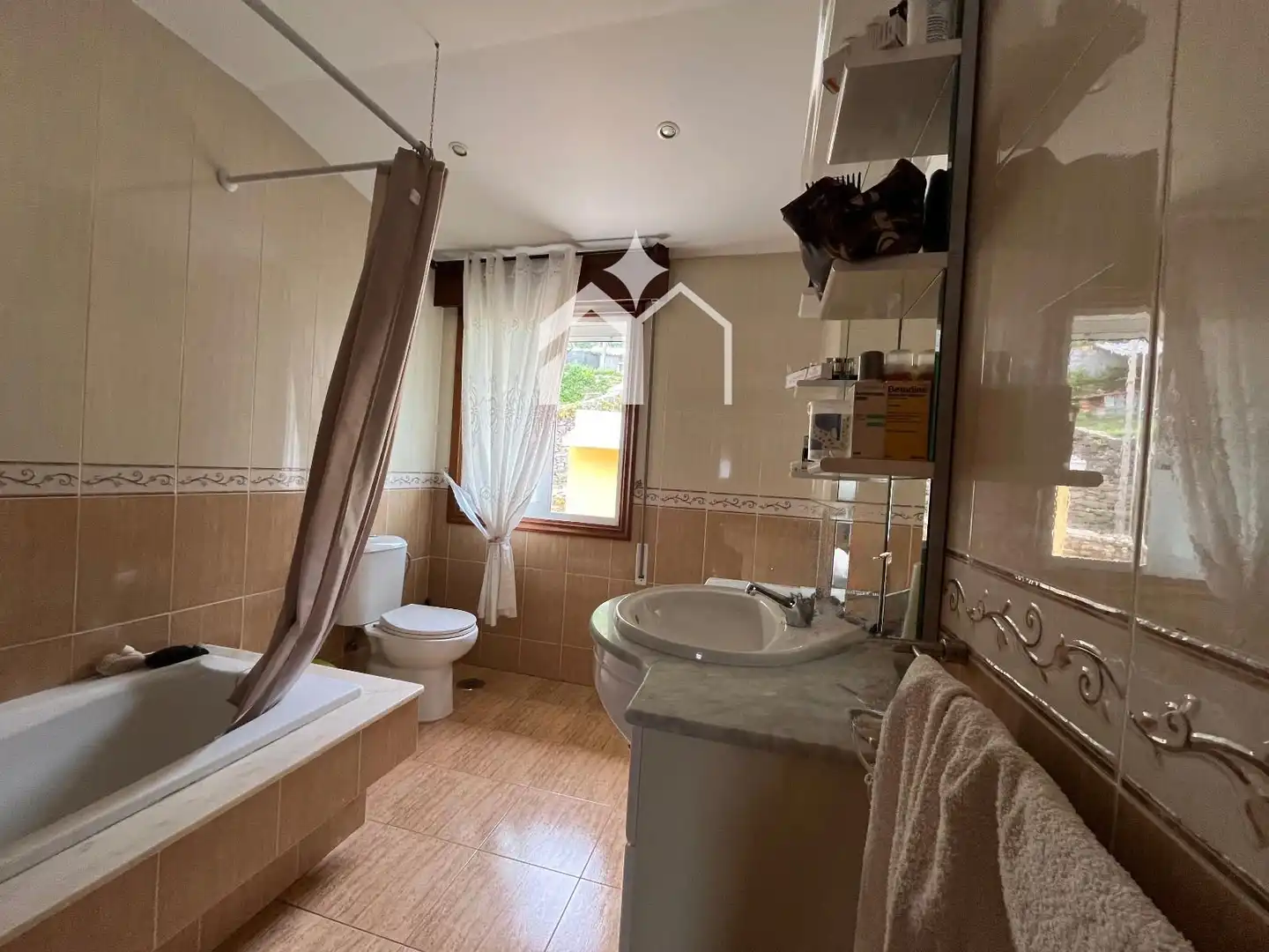 Baño de Casa o chalet en venta en Moaña con Calefacción, Parquet y Terraza