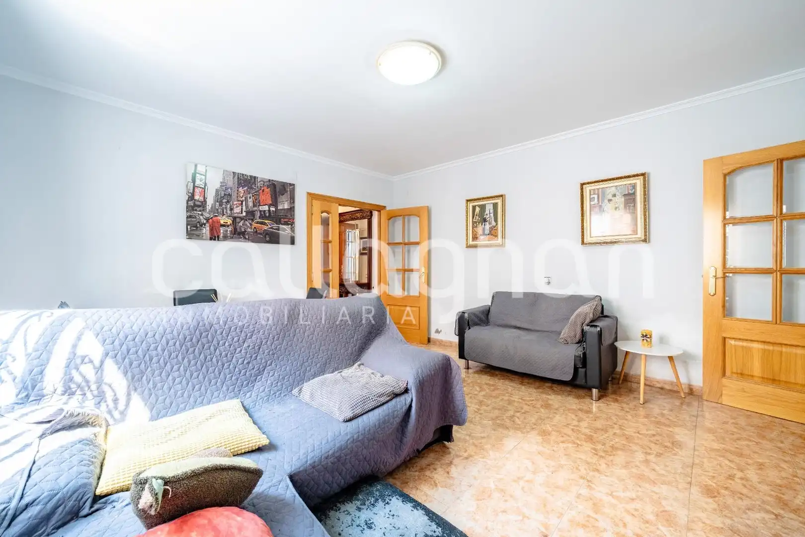 Sala d'estar de Casa o xalet en venda en Museros amb Aire condicionat, Calefacció i Terrassa