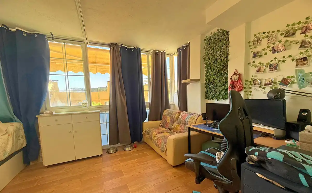 Sala de estar de Apartamento en venta en Mijas con Piscina y Piscina comunitaria